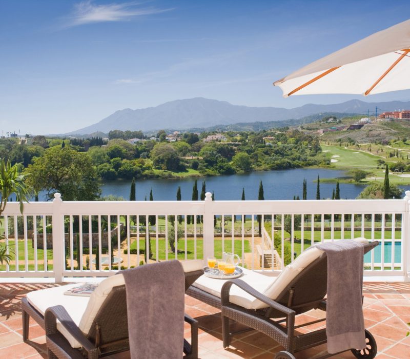 Beautiful terrace in luxury property